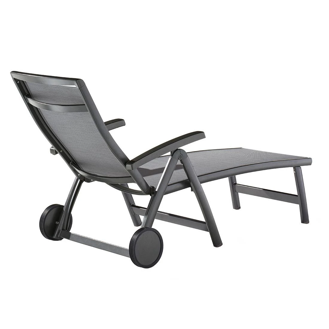 Sieger Royal Gartenliege Aluminium/Textilene Eisengrau/Hellgrau 2 Sieger Royal Gartenliege Aluminium/Textilene Eisengrau/Hellgrau – Bild 2