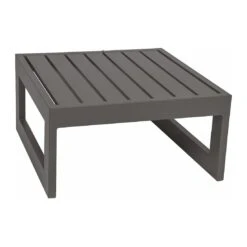 Stern New Holly Beistelltisch/Hocker 72x72x38cm Aluminium Graphit