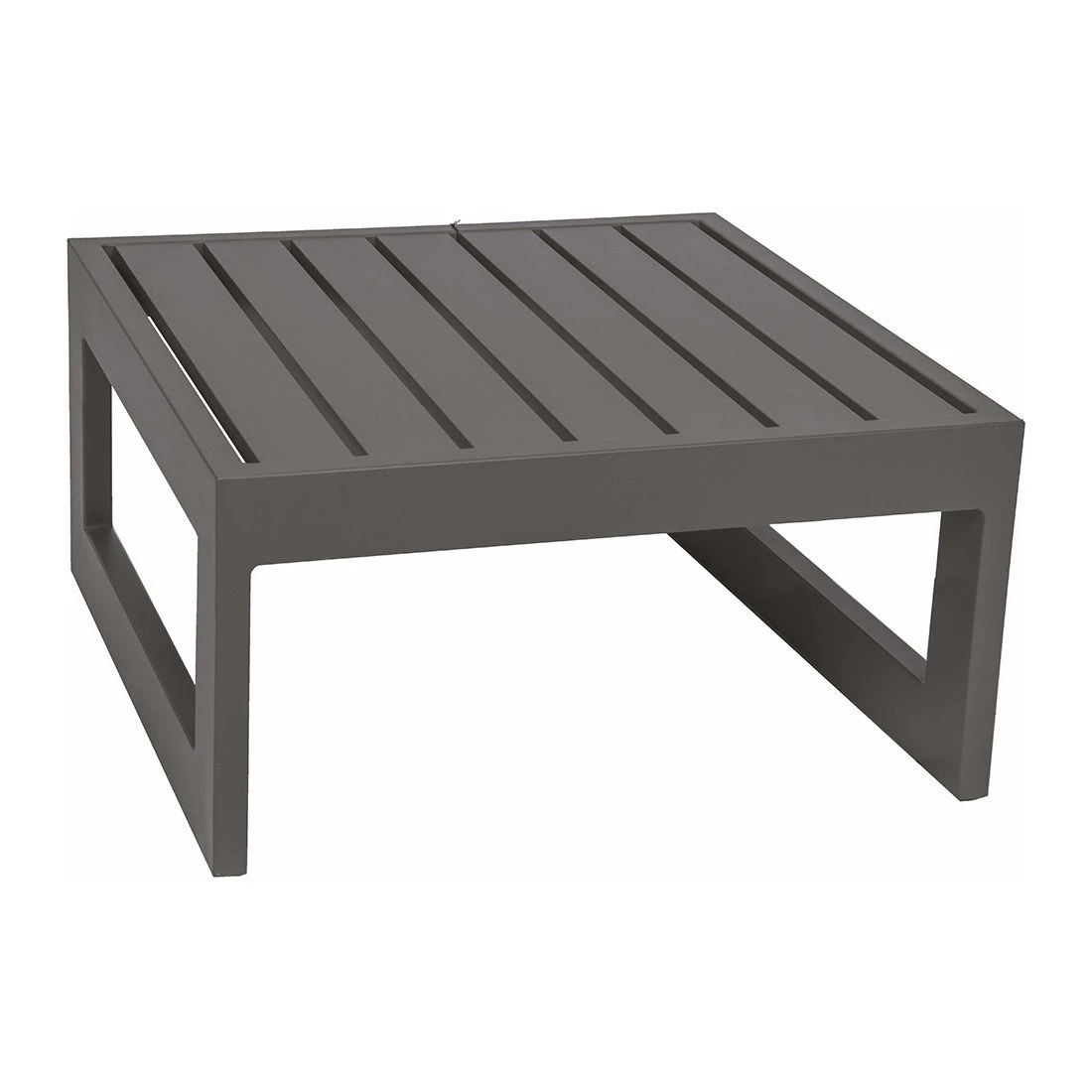 Stern New Holly Beistelltisch/Hocker 72x72x38cm Aluminium Graphit 1 Stern New Holly Beistelltisch/Hocker 72x72x38cm Aluminium Graphit