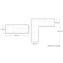 Kettler Abdeckhaube Für EGO Lounge Set Grau-Silber -Garten Paradies Verkauf 1271097 3