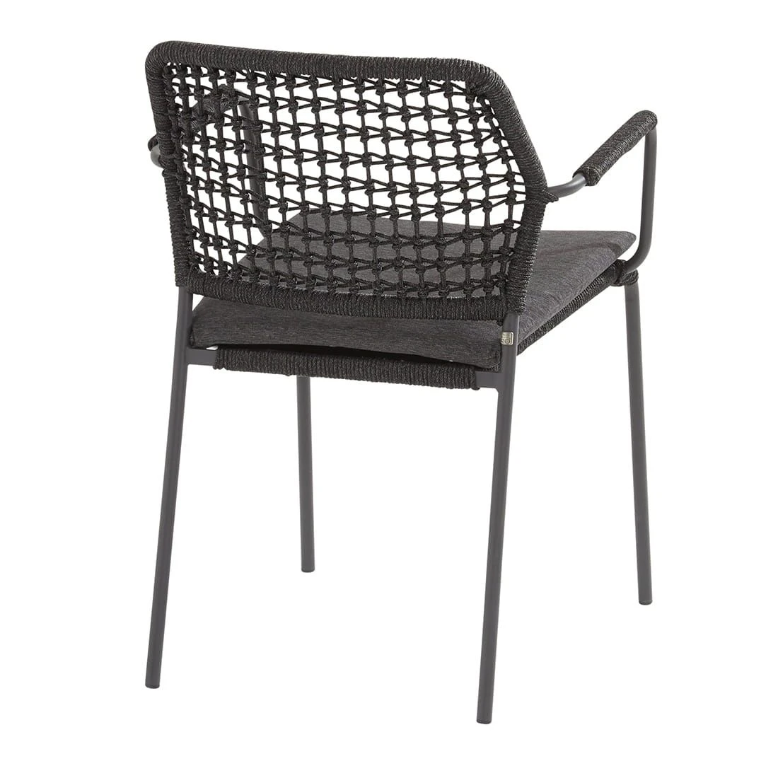 4Seasons Barista Stapelsessel 59x63x81 Cm Aluminium/Rope Anthrazit 4 4Seasons Barista Stapelsessel 59x63x81 Cm Aluminium/Rope Anthrazit – Bild 4