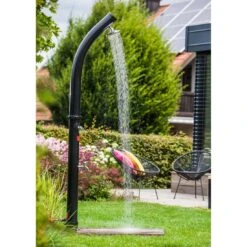 Summer Fun Menorca Garten Solardusche Gebogen Schwarz -Garten Paradies Verkauf 1302051 3