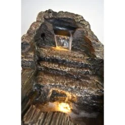 Heissner Baumstamm LED Gartenbrunnen Polyresin 8 Heissner Baumstamm LED Gartenbrunnen Polyresin -Garten Paradies Verkauf 1302546 4