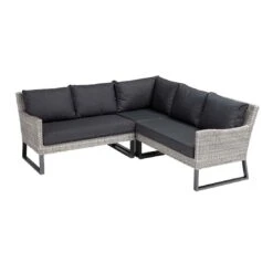 Kettler Palma Wing Eck-/Endmodul Geflecht/Olefin White Wash/Anthrazit -Garten Paradies Verkauf 1306462 4