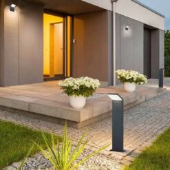 Trio Leuchten Pearl Stehleuchte Aluminium/Kunststoff Anthrazit -Garten Paradies Verkauf 1309839 4