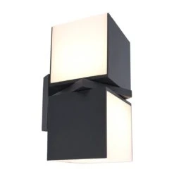 LUTEC Cuba LED-Außenwandbeleuchtung Gussaluminium Anthrazit -Garten Paradies Verkauf 1311038 4