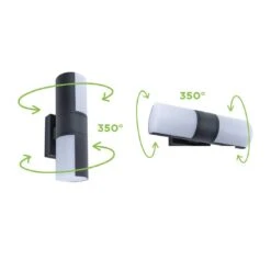 LUTEC Cyra LED -Außenwandbeleuchtung Gussaluminium Anthrazit -Garten Paradies Verkauf 1311148 3