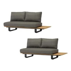 Zebra Park Ecklounge 5-tlg. Aluminium/Teak/Rope Graphit/Sutton Grey Graphit/Teak/Sutton Grey 11 Zebra Park Ecklounge 5-tlg. Aluminium/Teak/Rope Graphit/Sutton Grey Graphit/Teak/Sutton Grey -Garten Paradies Verkauf 1321521 3