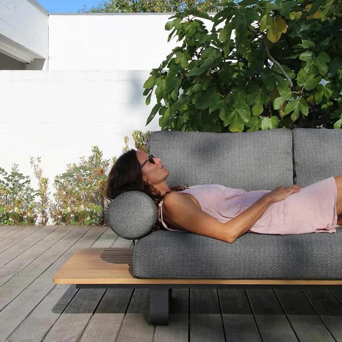 Zebra Park Ecklounge 5-tlg. Aluminium/Teak/Rope Graphit/Sutton Grey Graphit/Teak/Sutton Grey 8 Zebra Park Ecklounge 5-tlg. Aluminium/Teak/Rope Graphit/Sutton Grey Graphit/Teak/Sutton Grey – Bild 8