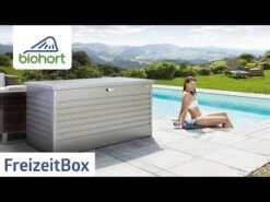 Biohort Freizeitbox Kissenbox Dunkelgrau-Metallic