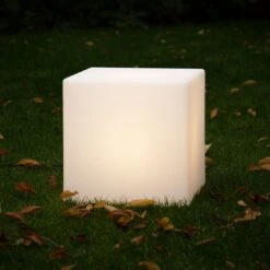 VON HASTEDT Pro Dotty Cube Sitzwürfel 33x33cm LED Weiß -Garten Paradies Verkauf 1325745 3