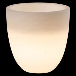 VON HASTEDT Pro Curvy Pot S PLUS SMART Pflanzkübel H39cm Ø39cm LED Weiß -Garten Paradies Verkauf 1325767 3