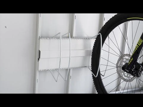 Biohort Neo Bikeholder Fahrradständer Grau-weiß 1 Biohort Neo Bikeholder Fahrradständer Grau-weiß