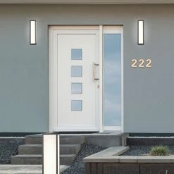 Trio Leuchten Fuerte LED Außenwandbeleuchtung 9x9,5x36cm Aluminium Anthrazit -Garten Paradies Verkauf 1352475 5