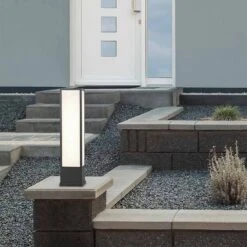 Trio Leuchten Fuerte LED Wegeleuchte 15x15x60cm Aluminium Anthrazit 9 Trio Leuchten Fuerte LED Wegeleuchte 15x15x60cm Aluminium Anthrazit -Garten Paradies Verkauf 1352486 5