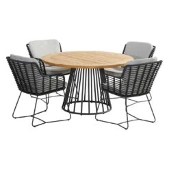 4Seasons Fabrice Gartensessel Edelstahl/Rope Inkl. Kissen Anthrazit 10 4Seasons Fabrice Gartensessel Edelstahl/Rope Inkl. Kissen Anthrazit -Garten Paradies Verkauf 4seasons fabrice diningsessel edelstahl rope inkl kissen 1355973 5