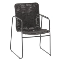 Garten Paradies Verkauf 33 4Seasons Palma Stapelsessel Edelstahl/Rope Anthrazit