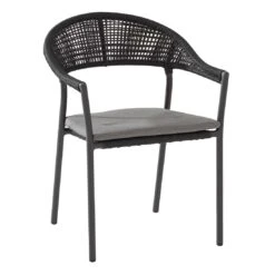 Garten Paradies Verkauf 35 4Seasons Sienna Stapelsessel Aluminium/Rope Anthrazit