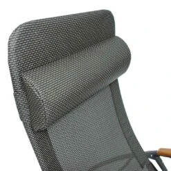 Sungörl Phönix DV Bäderliege Stahl/Textilene/Eschenholz Anthrazit/Grau -Garten Paradies Verkauf 657099 4