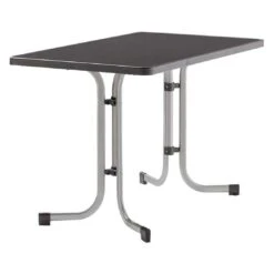 Sieger Boulevard Klapptisch 115x70 Cm Stahl/Mecalit Graphit/Schiefer Anthrazit