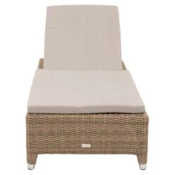 Domus Ventures Salamanca Gartenliege Halbrundgeflecht/Olefin White-Pepper/Warm-Grey -Garten Paradies Verkauf 765966 3