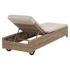 Domus Ventures Salamanca Gartenliege Halbrundgeflecht/Olefin White-Pepper/Warm-Grey -Garten Paradies Verkauf 765966 5