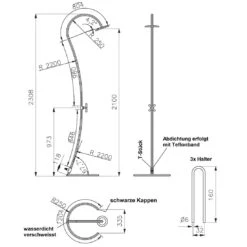 Ideal Cobra Gartendusche Kaltwasser Edelstahl 5 Ideal Cobra Gartendusche Kaltwasser Edelstahl -Garten Paradies Verkauf 811033 3