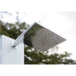 Ideal Tobago Gartendusche Warmwasser Edelstahl/WPC/Glas -Garten Paradies Verkauf 829128 4