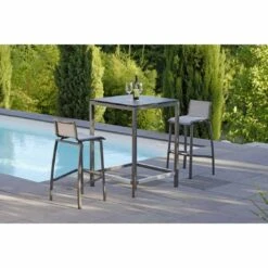 Stern Stehtischgestell 80x80cm Aluminium Anthrazit 10 Stern Stehtischgestell 80x80cm Aluminium Anthrazit -Garten Paradies Verkauf 838137 5