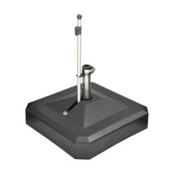 Liro Mobiler Schirmständer Midi-Plus-K 100kg Schnellspanner Anthrazit