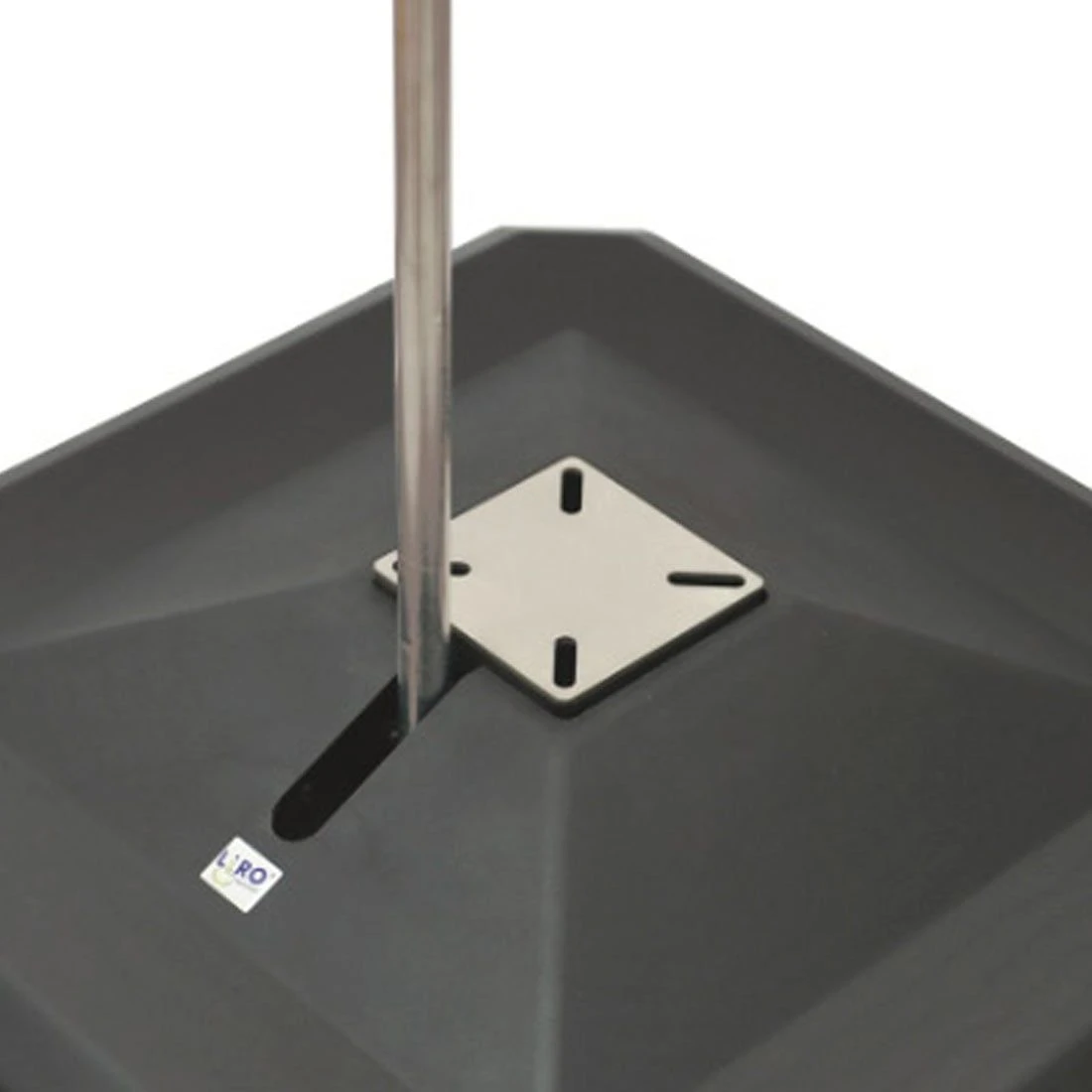 LiRo Midi Plus 100MF Mobiler Schirmständer - Flanschaufnahme Anthrazit 2 LiRo Midi Plus 100MF Mobiler Schirmständer - Flanschaufnahme Anthrazit – Bild 2