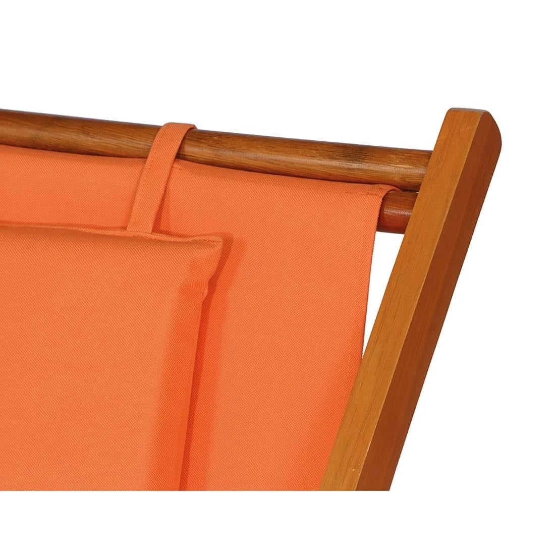 Siena Garden Faro Beach-Liegestuhl Holz/Textilene Orange 5 Siena Garden Faro Beach-Liegestuhl Holz/Textilene Orange – Bild 5