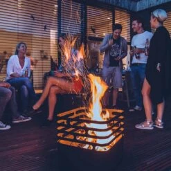 Höfats CUBE Feuerkorb Edelstahl Schwarz 19 Höfats CUBE Feuerkorb Edelstahl Schwarz -Garten Paradies Verkauf 891454 9