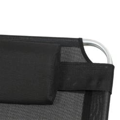 Siena Garden Sole Gartenliege Aluminium/Textilene Silber/Schwarz -Garten Paradies Verkauf 891971 4