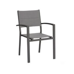 Best Varese Stapelsessel Aluminium/Ergotex Anthrazit Matt