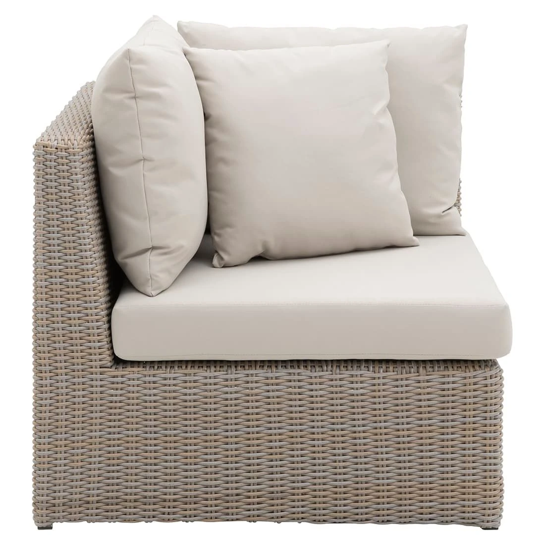 Domus Ventures Matera Eck-/Endmodul Halbrundgeflecht/SDP Vintage/Winter 1 Domus Ventures Matera Eck-/Endmodul Halbrundgeflecht/SDP Vintage/Winter