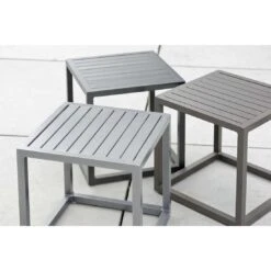 Stern Robin Beistelltisch 40x40 Cm Aluminium Anthrazit -Garten Paradies Verkauf 926093 3