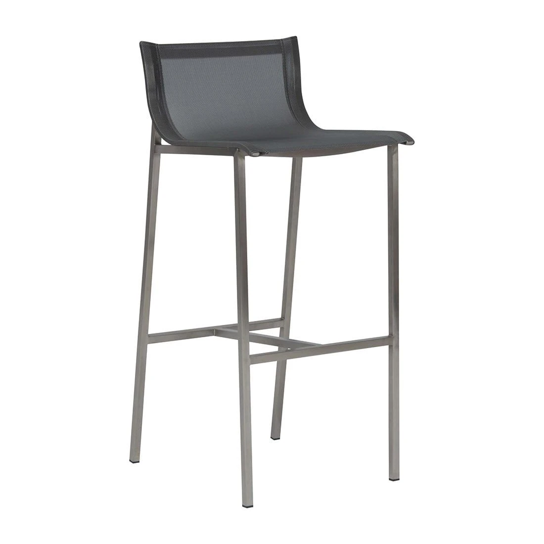 Stern Barny Garten-Barstuhl Edelstahl/Textilene Edelstahl/Silbergrau 1 Stern Barny Garten-Barstuhl Edelstahl/Textilene Edelstahl/Silbergrau