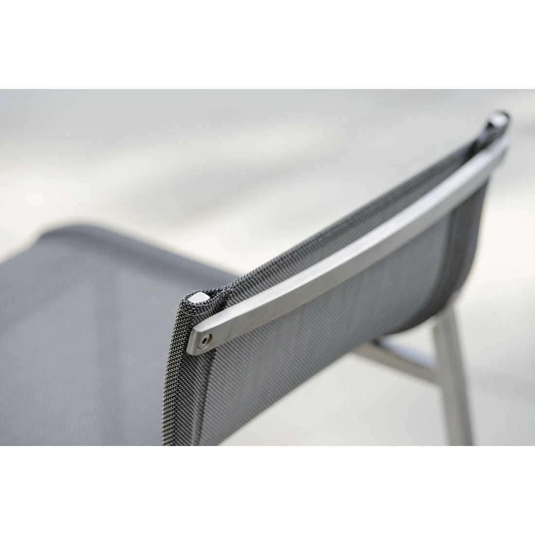 Stern Barny Garten-Barstuhl Edelstahl/Textilene Edelstahl/Silbergrau 3 Stern Barny Garten-Barstuhl Edelstahl/Textilene Edelstahl/Silbergrau – Bild 3