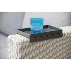 Stern Tablett 25x15,5x5cm Für Armlehne Fontana Anthrazit -Garten Paradies Verkauf 941526 3