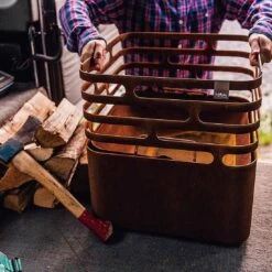 Höfats CUBE Feuerkorb Corten-Stahl Rostig -Garten Paradies Verkauf 961040 3