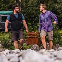 Höfats CUBE Feuerkorb Corten-Stahl Rostig -Garten Paradies Verkauf 961040 4