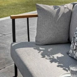 Apple Bee Condor Loungeset 5-tlg. Aluminium/Bee Wett Schwarz/Eiche Natur 15 Apple Bee Condor Loungeset 5-tlg. Aluminium/Bee Wett Schwarz/Eiche Natur -Garten Paradies Verkauf apple bee condor sofagruppe 5 teilig aluminium bee wett 1356127 8