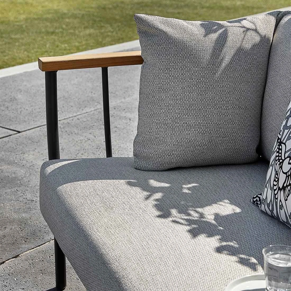 Apple Bee Condor Loungeset 5-tlg. Aluminium/Bee Wett Schwarz/Eiche Natur 8 Apple Bee Condor Loungeset 5-tlg. Aluminium/Bee Wett Schwarz/Eiche Natur – Bild 8