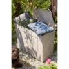 Best Beyond Need A Hand Gartenbox 152x46x88cm HPL Hellgrau/Zement