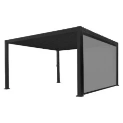 Best Cadiz Gartenpergola 300x400cm Aluminium Inkl. Seitenrollo 400cm Anthrazit