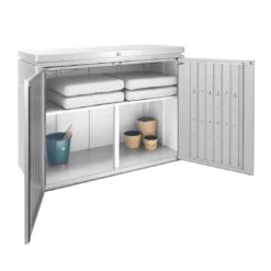 Biohort Highboard Zwischenboden Silber -Garten Paradies Verkauf biohort highboard zwischenboden 4 tlg 78x30x53 5 cm 1332961 3