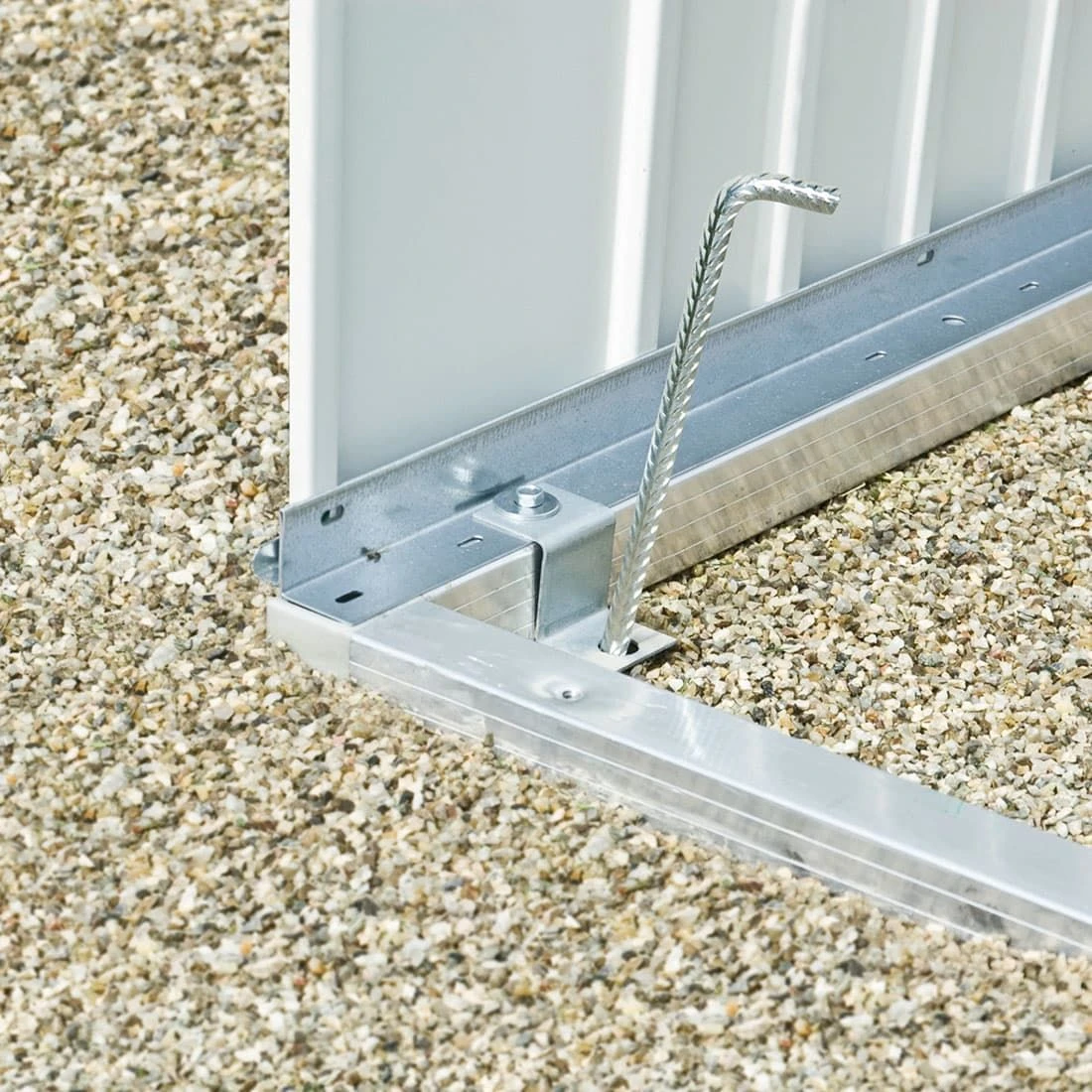 Biohort HighLine/Panorama Bodenrahmen 252x132cm Silber 1 Biohort HighLine/Panorama Bodenrahmen 252x132cm Silber