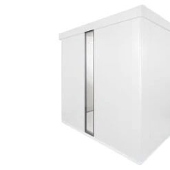 Biohort Neo Gerätehaus Getöntes Lichtpaneel Dunkelgrau-Metallic