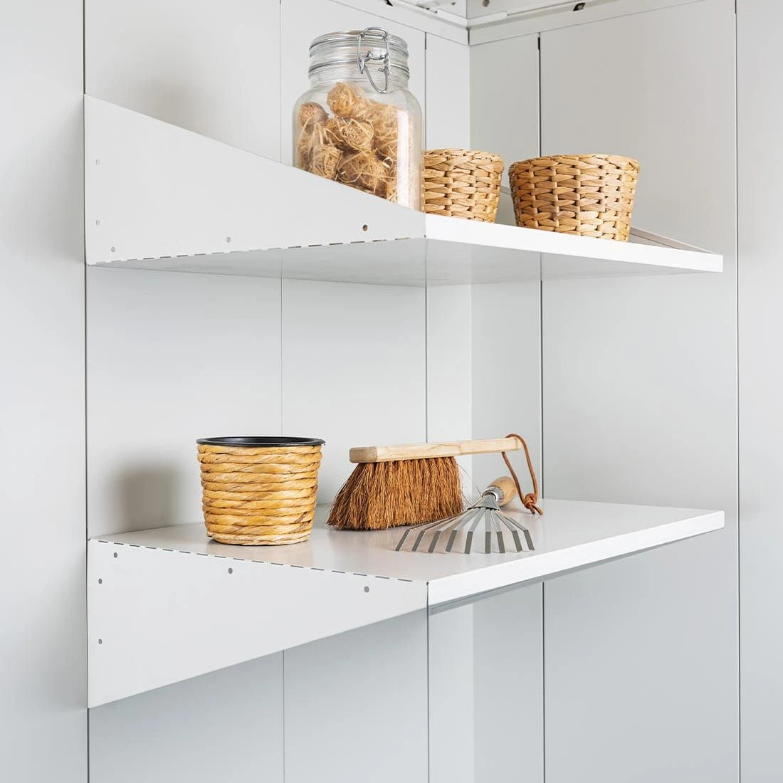 Biohort Neo Regalboden-Set Grau-weiß 3 Biohort Neo Regalboden-Set Grau-weiß – Bild 3